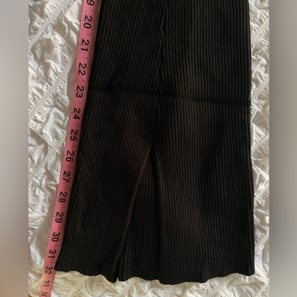 Paige Elba Ribbed Slim Sweater Pant Black Sz. XS NWT - Picture 8 of 8